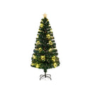 Pre Lit Optical Fiber Christmas Tree With Star String Lights
