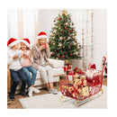 100Cm Christmas Sleigh Decoration With Large Storage For Gift Display