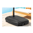 100 Kg Cantilever Umbrella Base With Wheels And Cross Base Black