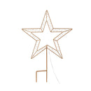 100 Led Christmas Lights Fairy Light Ground Star Garden Decoration