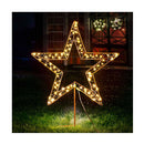 100 Led Christmas Lights Fairy Light Ground Star Garden Decoration