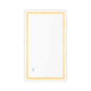 100X60Cm Bathroom Led Light Makeup Wall Mirror Touch Anti Fog