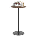 101 Or 56 Cm Round Bistro Cocktail Tall Coffee Table Brown 1 Piece