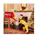 108Cm Christmas Mailbox And Dog With 120 Led Lights
