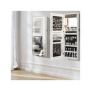 Jewelry Mirror Cabinet With 3 Color Led Lights