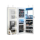 Jewelry Mirror Cabinet With 3 Color Led Lights