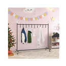 10 Hook Christmas Stocking Holder Stand On Wheels