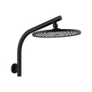 10 Inch 255Mm Rain Shower Head Set Gooseneck Arm Round