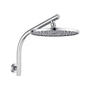 10 Inch 255Mm Rain Shower Head Set Gooseneck Arm Round