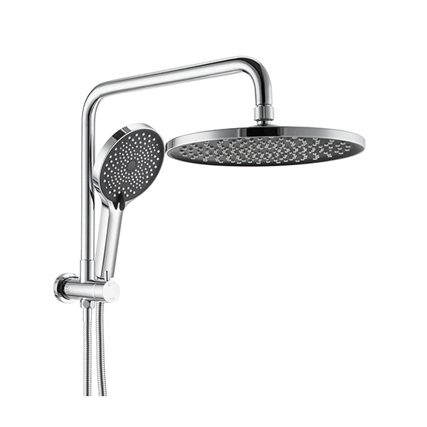 Shower Head Set 10 Inch Rain Handheld Heads High Pressure Round
