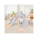 10 In 1 Toddler Swing And 2 Slide With Basketball Hoop And Telescope