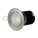 Hero Led Downlight Kit 15W COB Warm White Dimmable 90mm Silver Frame