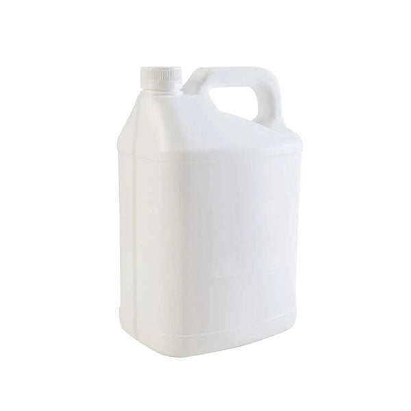 10x 5L White Plastic Hdpe Jerry Can Bottle Wadded Cap Tamper