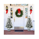 110Cm Snow Flocked Potted Christmas Tree