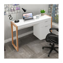1125Mm Writing Desk With Drawer With One Drawer And Cabinet White