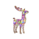 112Cm Animated Reindeer Christmas Multi Colour Led Lights Xmas Decor