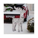 112Cm Animated Reindeer Christmas Multi Colour Led Lights Xmas Decor
