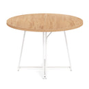 118Cm Dining Table For 4 To 6 People Round Kitchen Table Natural