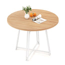 118Cm Dining Table For 4 To 6 People Round Kitchen Table Natural