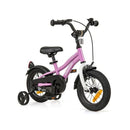 Purple Kids Bike Adjustable With Removable Training Wheels
