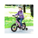 Purple Kids Bike Adjustable With Removable Training Wheels