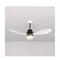 1200Mm Dc With 3 Colors Led Light 3 Blades Ceiling Fan