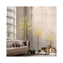 120Cm Artificial Twig Birch Tree With 48 72 96 Warm White Led Lights
