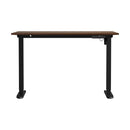 120Cm Electric Standing Desk Single Motor Black Frame With Top