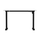 120Cm Electric Standing Desk Single Motor Black Frame With Top