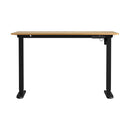 120Cm Electric Standing Desk Single Motor Black Frame With Top