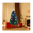 120Cm Pre Lit Fiber Optic Christmas Tree With 125 Pvc Tips