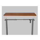 120X60Cm Desktop For Height Adjustable Electric Standing Desk Walnut Style