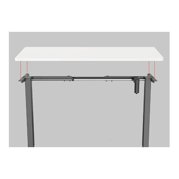 120X60Cm Desktop For Height Adjustable Electric Standing Desk White