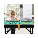 122 Cm Folding Billiard Table Set With Accessories Green