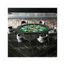 Foldable Poker Table For 8 Players With Padded Rails