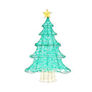 Pre Lit Artificial Christmas Tree With 520 Led Lights For Garden
