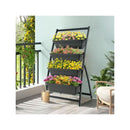 Vertical Raised Garden Bed With Container Boxes And Drainage Holes