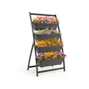 Vertical Raised Garden Bed With Container Boxes And Drainage Holes