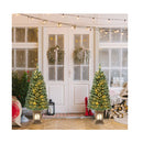 125Cm Christmas Entrance Tree Potted