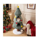 127 Cm Christmas Cat Tree With 2 Condos And Scratching Post