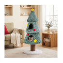 127 Cm Christmas Cat Tree With 2 Condos And Scratching Post