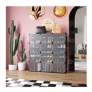 12 Cube Shoe Storage Cabinet With Removable Shelf For Hallway