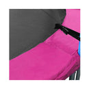 12Ft Trampoline Replacement Safety Pad And Net Round 8 Poles