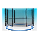 12Ft Trampoline Replacement Safety Pad And Net Round 8 Poles