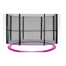 12Ft Trampoline Replacement Safety Pad And Net Round 8 Poles