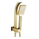 12 Inch Shower Head Gold Rectangle Set Gooseneck Wall Arm