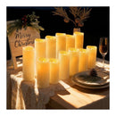 12 Pcs Flickering Flameless Led Candles Outdoor Waterproof