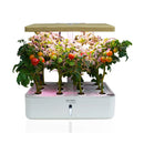12 Pod Indoor Hydroponic Growing System Water Level Window Pump White