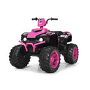 12V Electric Kids Quad Atv Ride On Car Pink