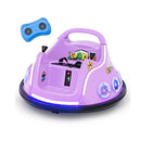 12V Electric Ride On Car With Remote Control For Kids Light Purple
